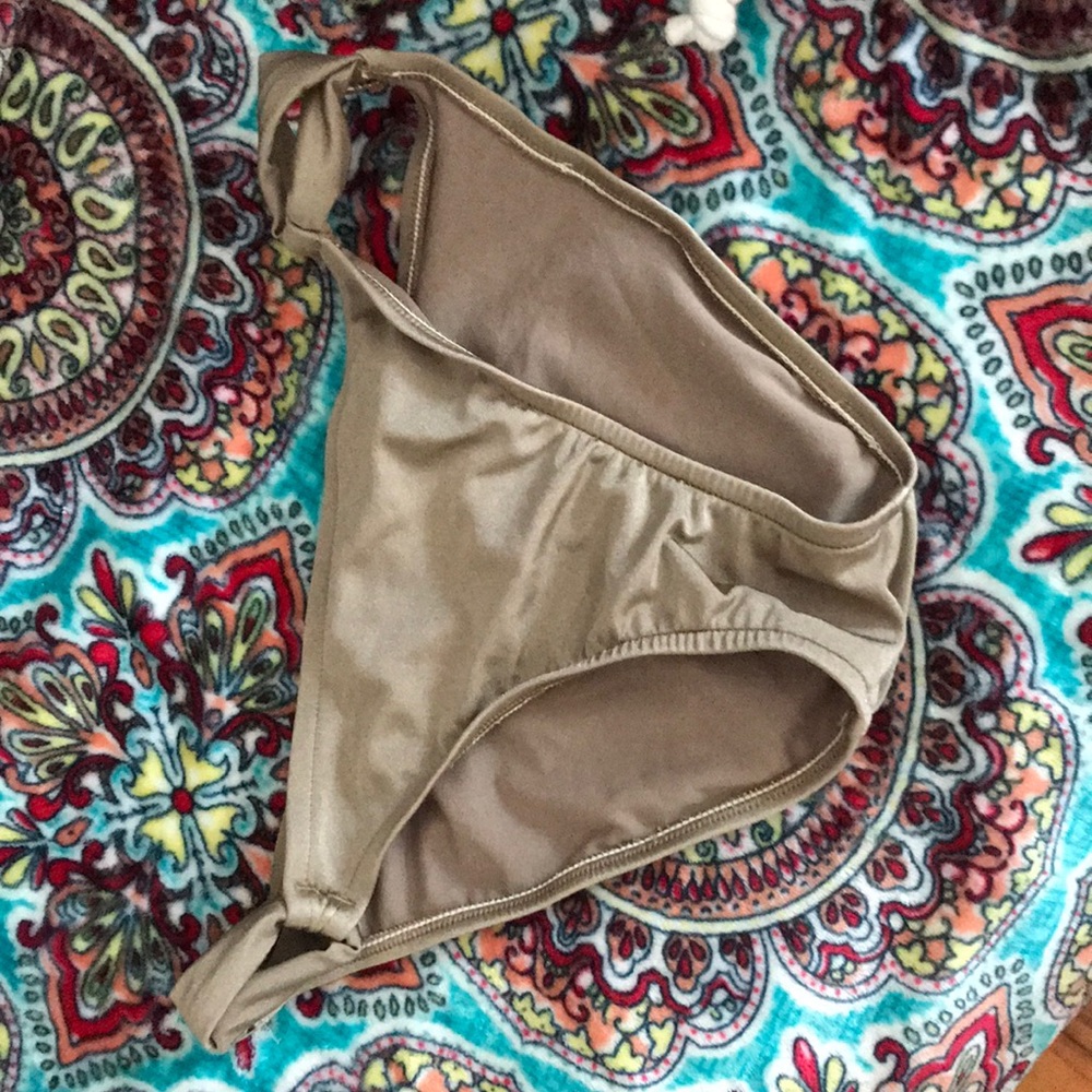 GoldTan full coverage bottoms